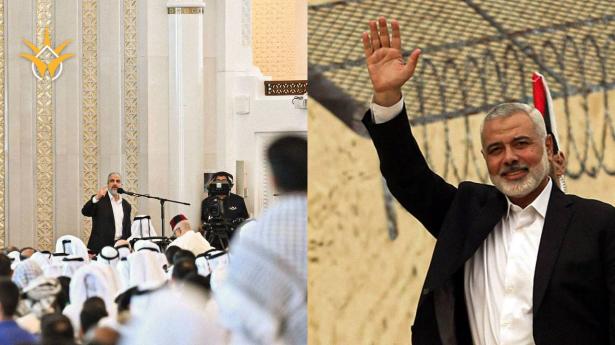 من جنازة هنية في الدوحة - وسائل التواصل