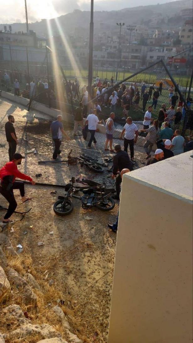 قتلي وجرحي في سقوط قذيقة على ملعب للأطفال بمجدل شمس