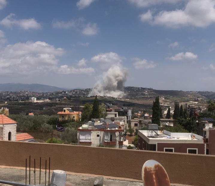 من الاستهداف جنوبي لبنان - شهود عيان  