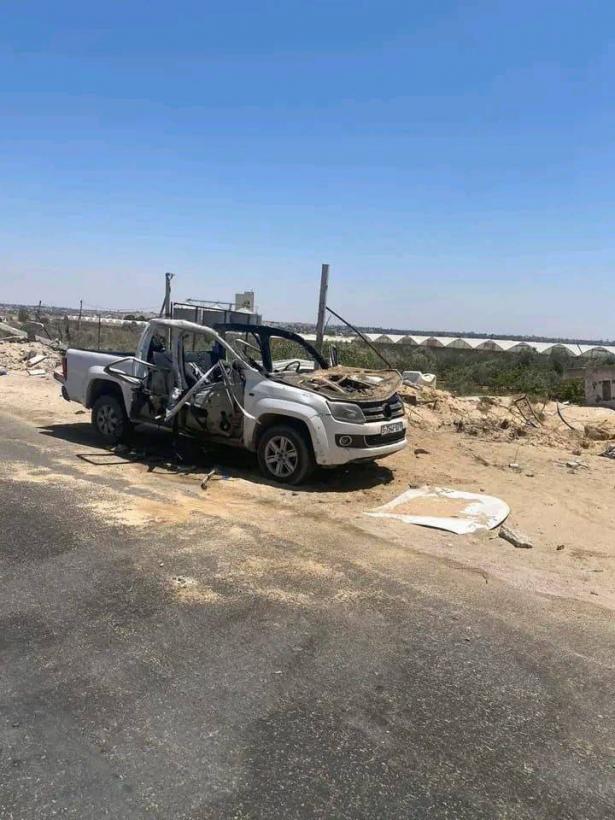 من الاستهداف اليوم في ميس الجبل  