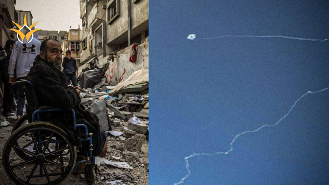 رشقات صاروخية من القطاع باتجاه عسقلان - وسائل التواصل 