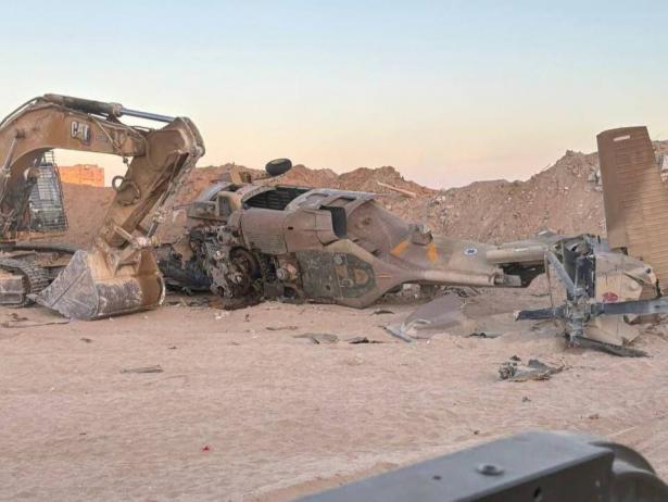 تحطم طائرة الجيش الإسرائيلي 