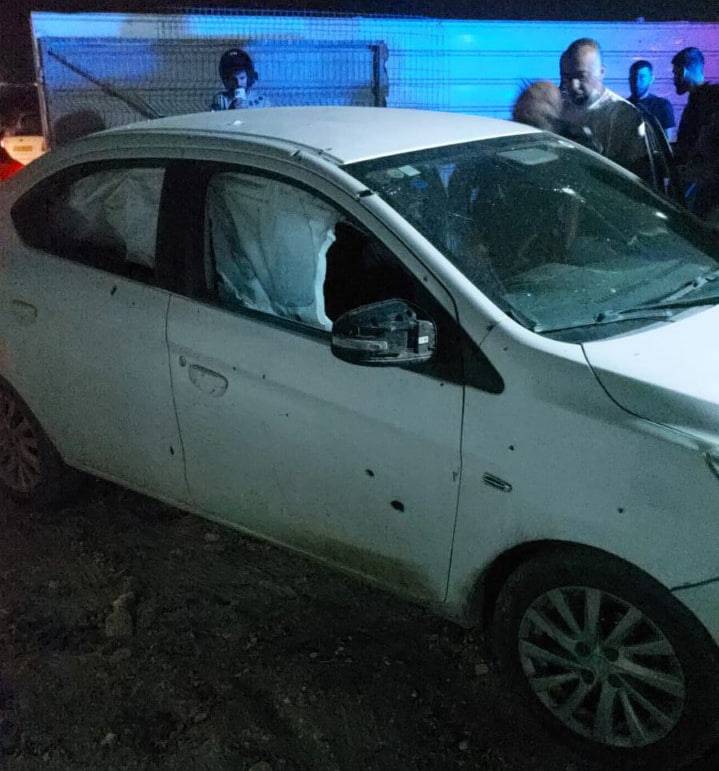 سيارة المصاب في كفرمندا - شهود عيان 
