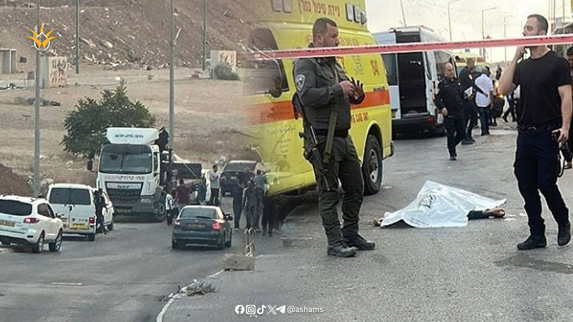 مكان جريمة القتل في رهط - وسائل التواصل 
