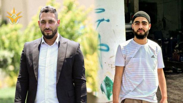 الضحية محمد إياد عبد الله والضحية عوض جميل صقر - وسائل التواصل