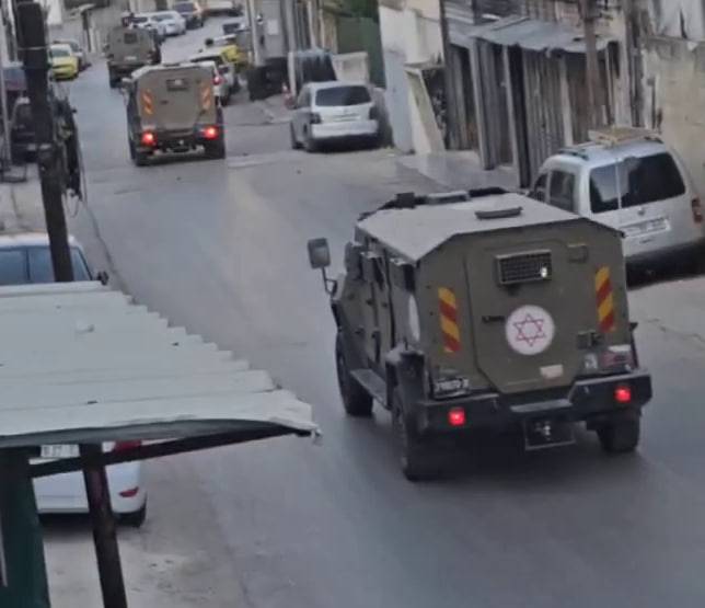 لقطة شاشة من فيديو اقتحام الجيش الإسرائيلي - شهود عيان 