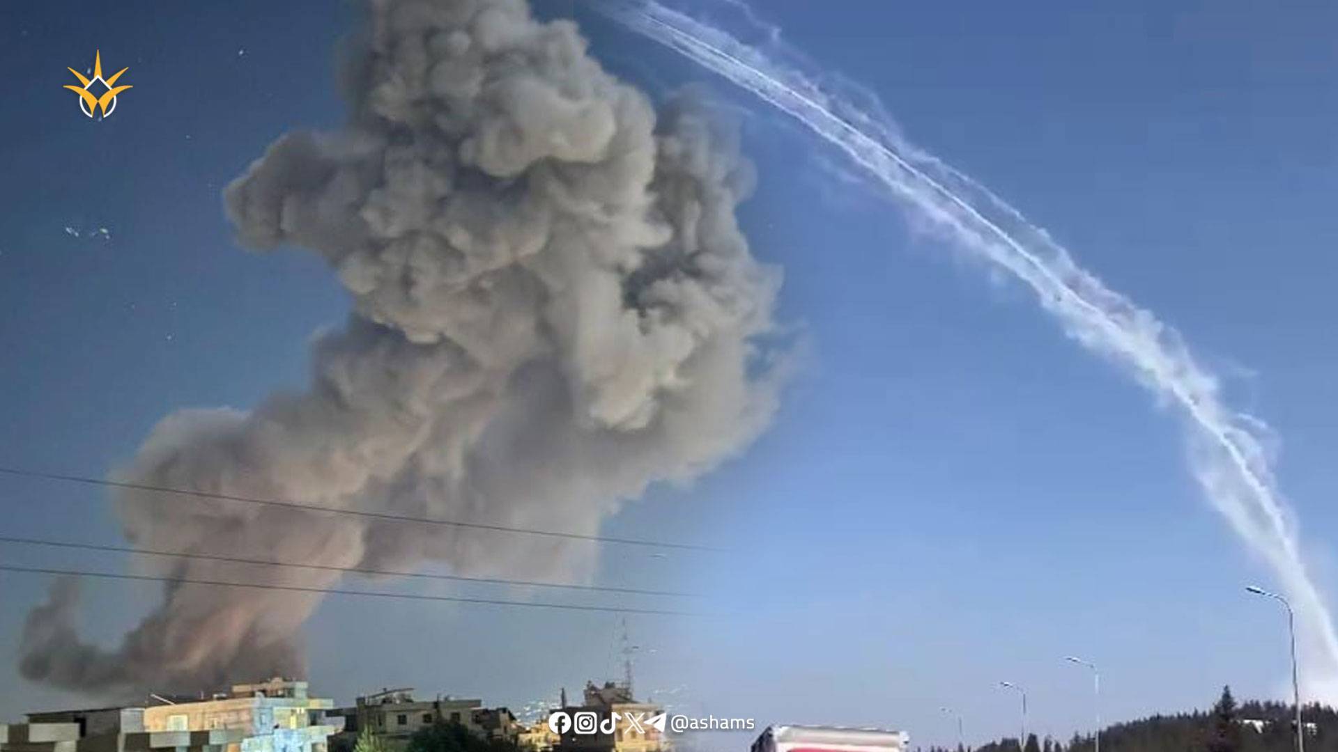 صواريخ تجاه إٍسرائيل وغارات تجاه لبنان - شهود عيان