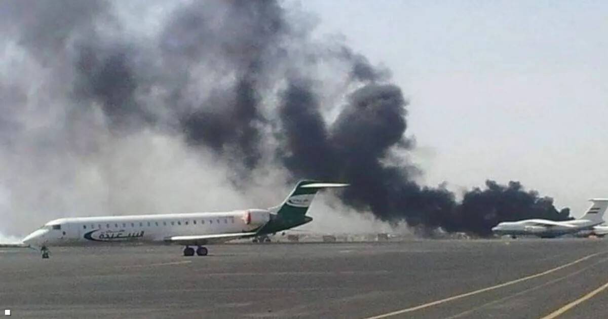 مطار صنعاء  (وسائل تواصل)