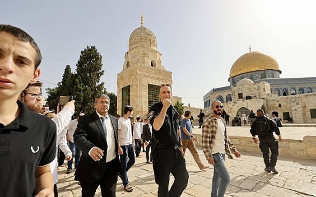  اقتحام وزير الأمن القومي الإسرائيلي للمسجد الأقصى
