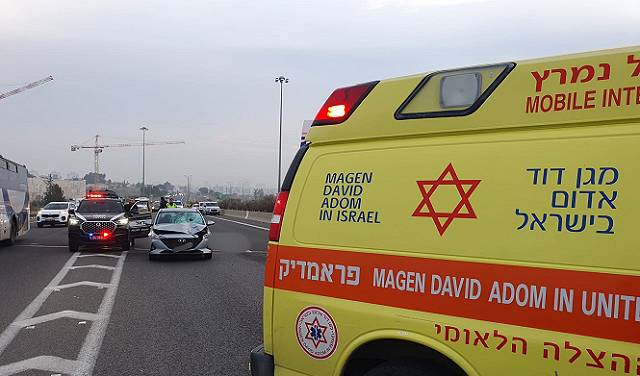 من مكان الحادث- تصوير نجمة داود الحمراء