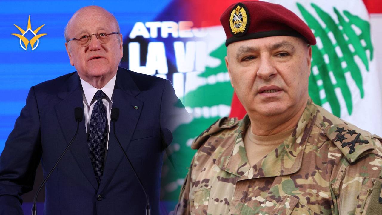 تفاصيل لقاء ميقاتي وعون.. سحب السلاح من الليطاني والتواجد الإسرائيلى بالجنوب