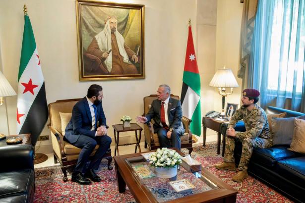 في ثالث زيارة خارجية له..أحمد الشرع يلتقي الملك عبد الله الثاني بعمّان