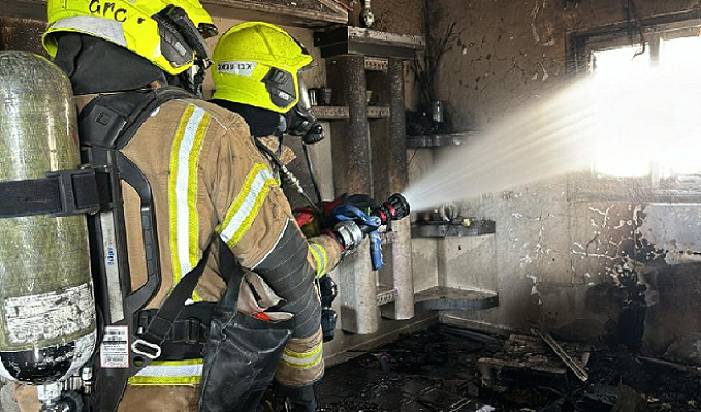 مكان الحادث-سلطة الإطفاء 