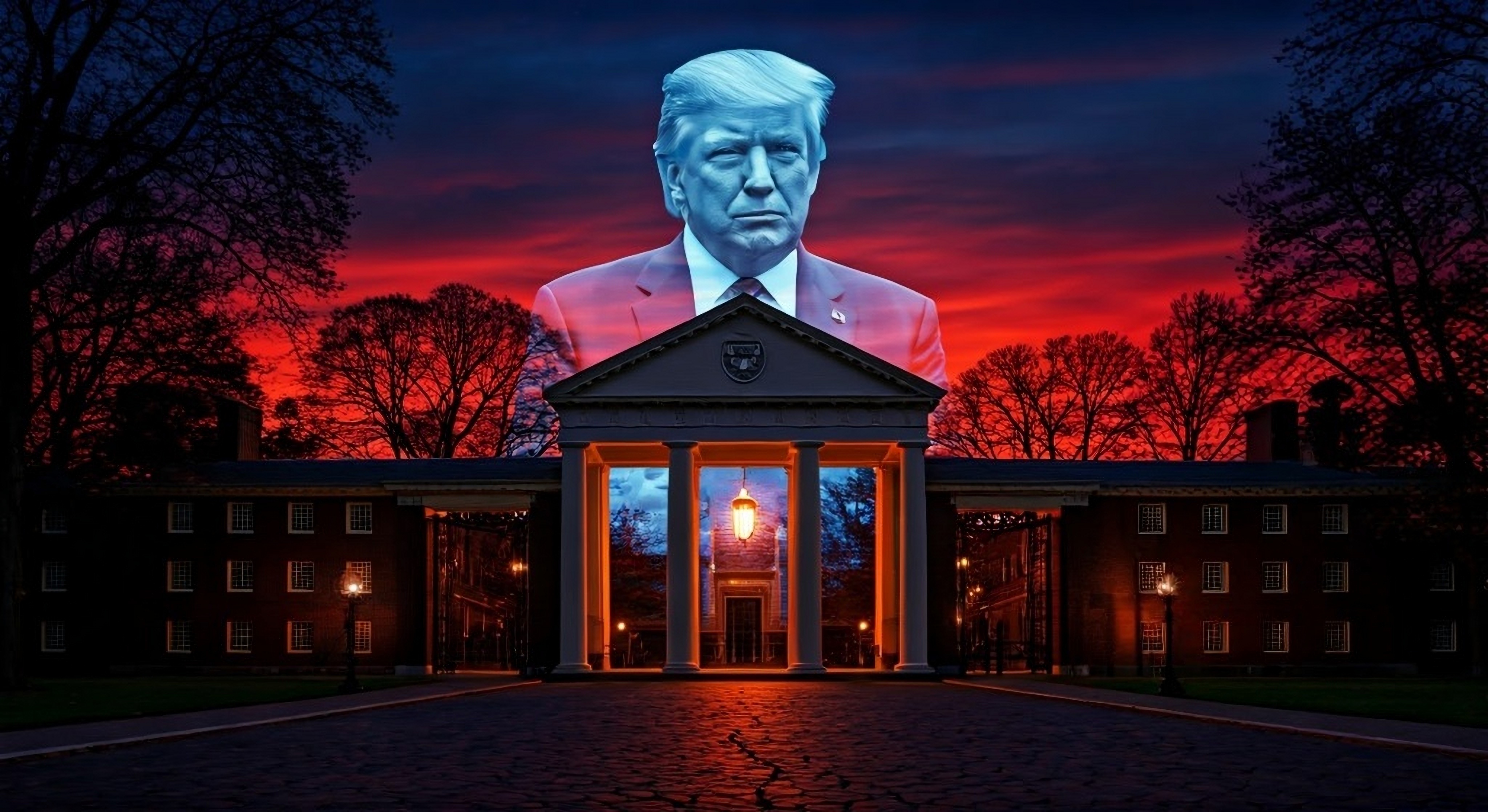 دونالد ترامب وهارفارد - صورة توضيحية (ذكاء اصطناعي) - Shutterstock.com