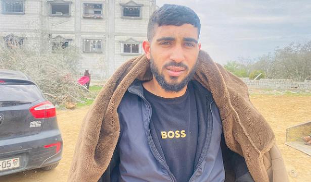 ارتقاء الشاب باسل القرعان من بلدة كسيفة بمنطقة النقب بقصف إسرائيلي على القطاع