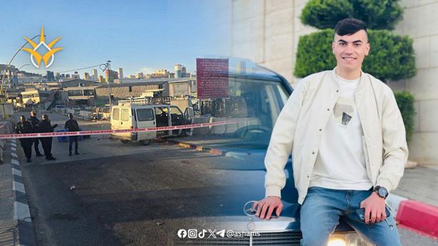 من مكان عملية الدهس قرب الخليل