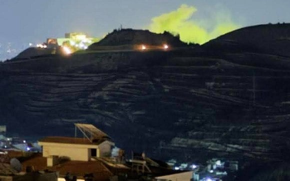 غارات إسرائيلية بالقرب من القصر الرئاسي - وسائل التواصل