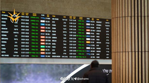 تعليق الرحلات الجوية إلى إسرائيل بعد سقوط صاروخ