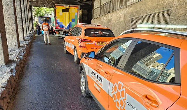 مكان الحادث-تصوير طواقم الإنقاذ 