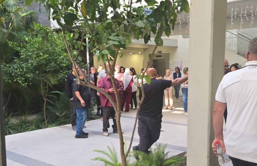 جانب من الوقفة الاحتجاجية-شهود عيان 