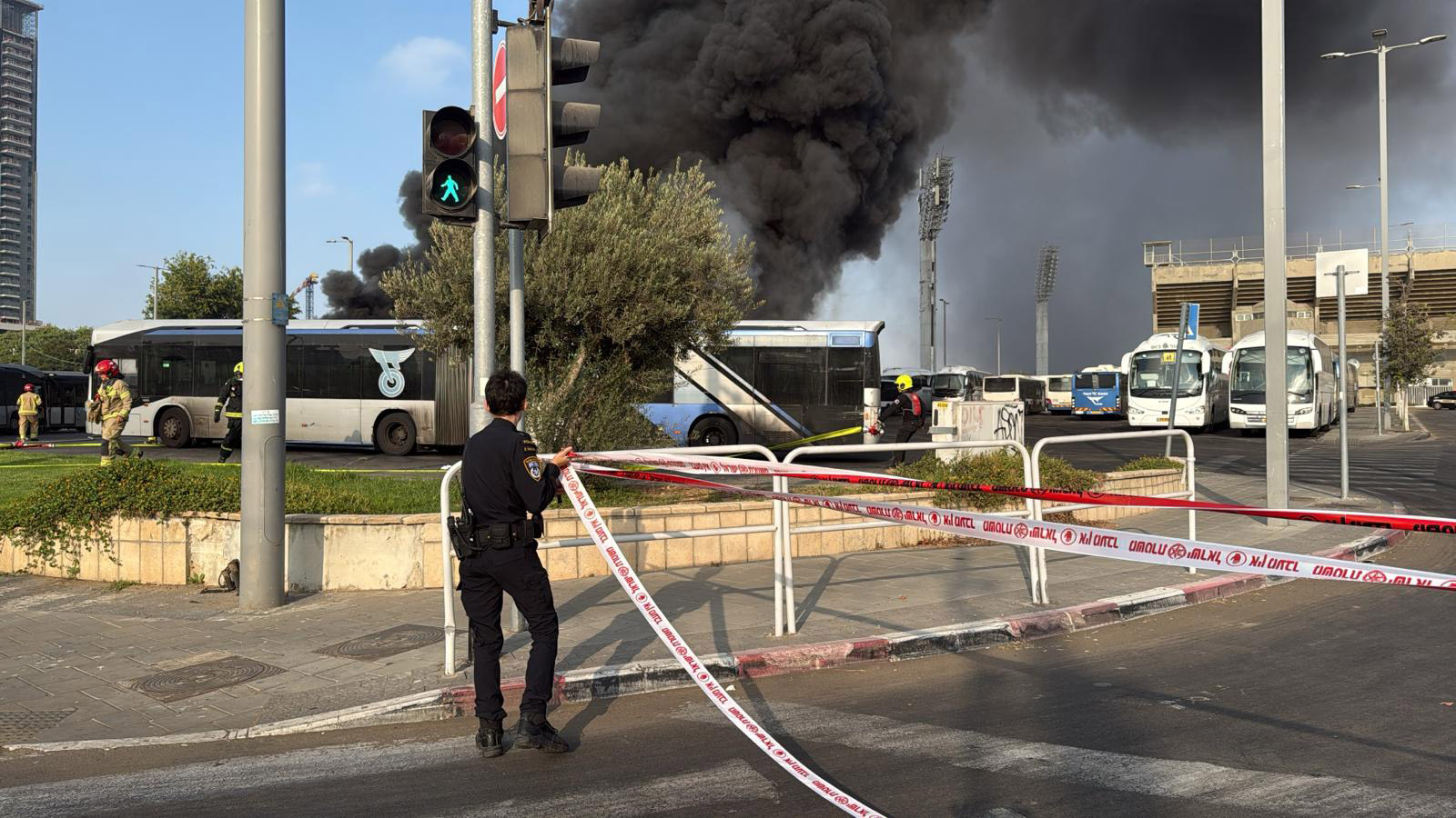 مكان الحريق-سلطة الإطفاء 