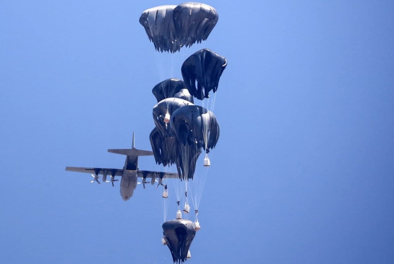 المساعدت الجوية -  تصوير الجيش الإسرائيلي