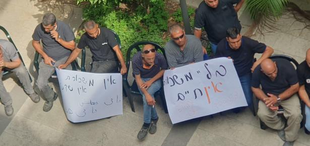 تصوير: موظفين في بلدية الناصر