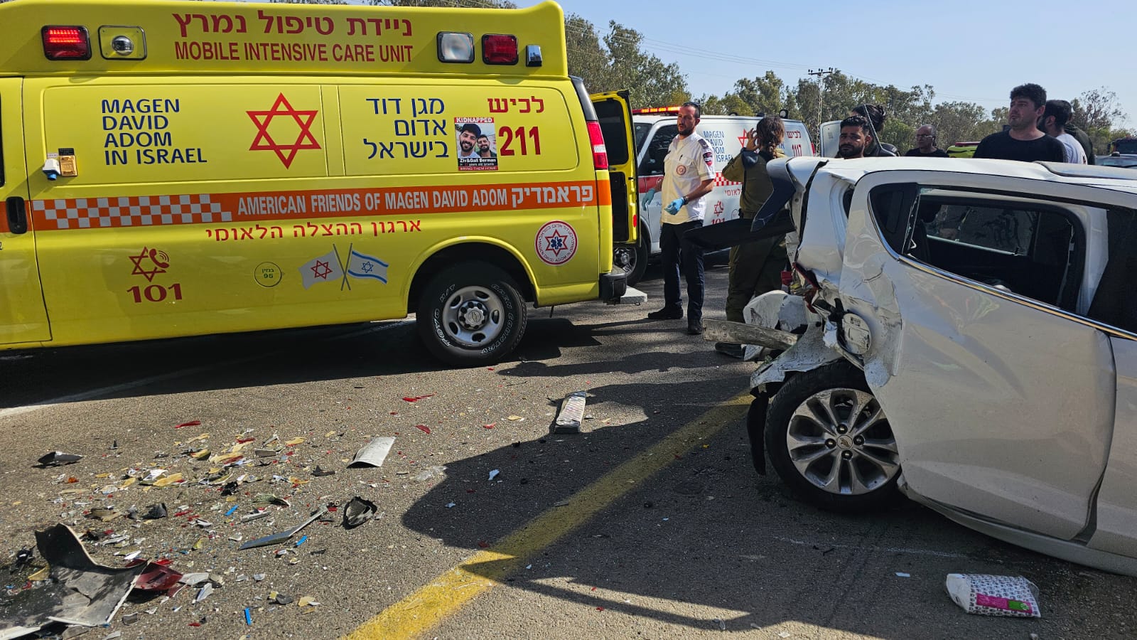 تصوير نجمة داوود الحمراء
