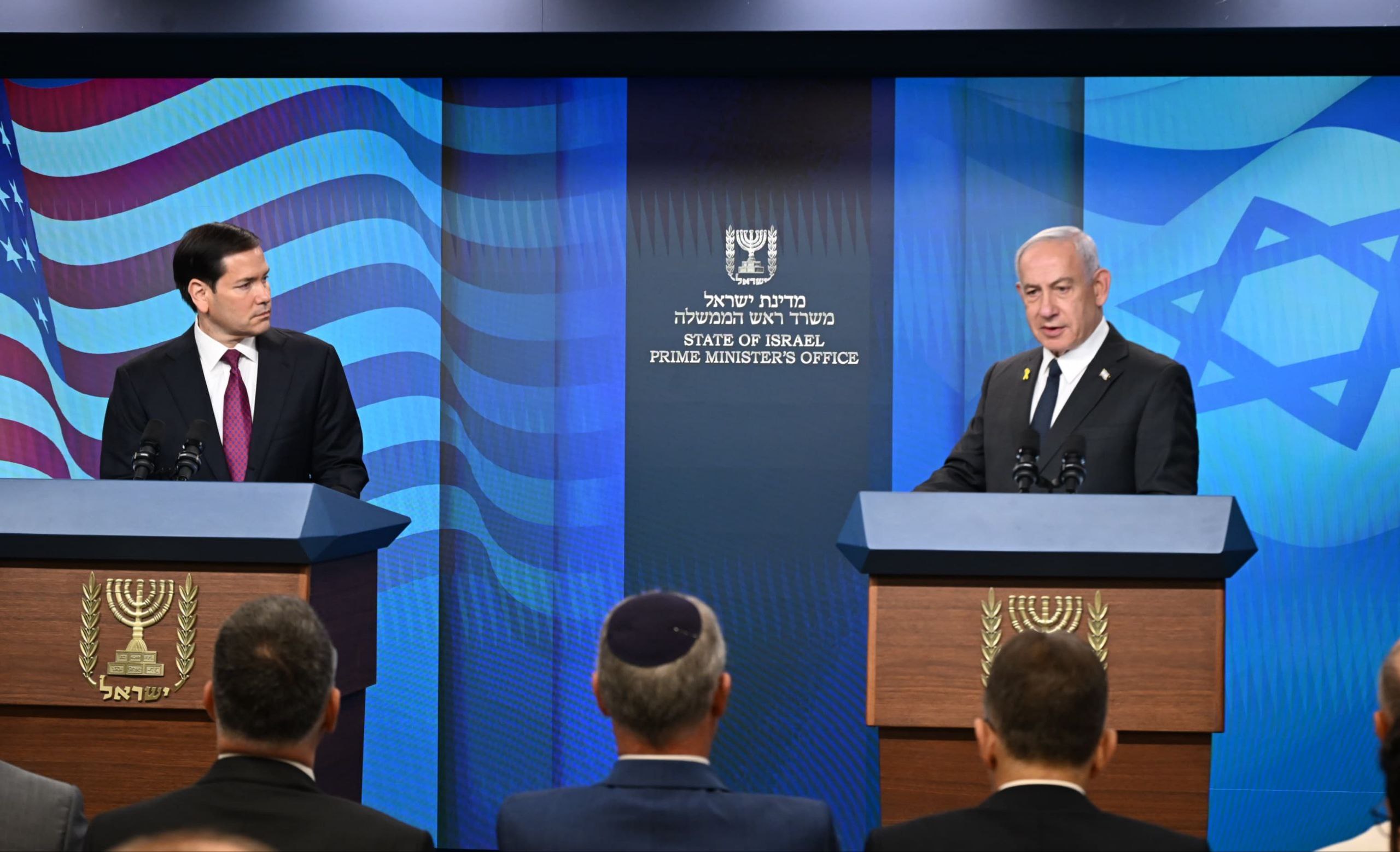 روبيو في اسرائيل - تصوير مكتب الصحافة الحكومي