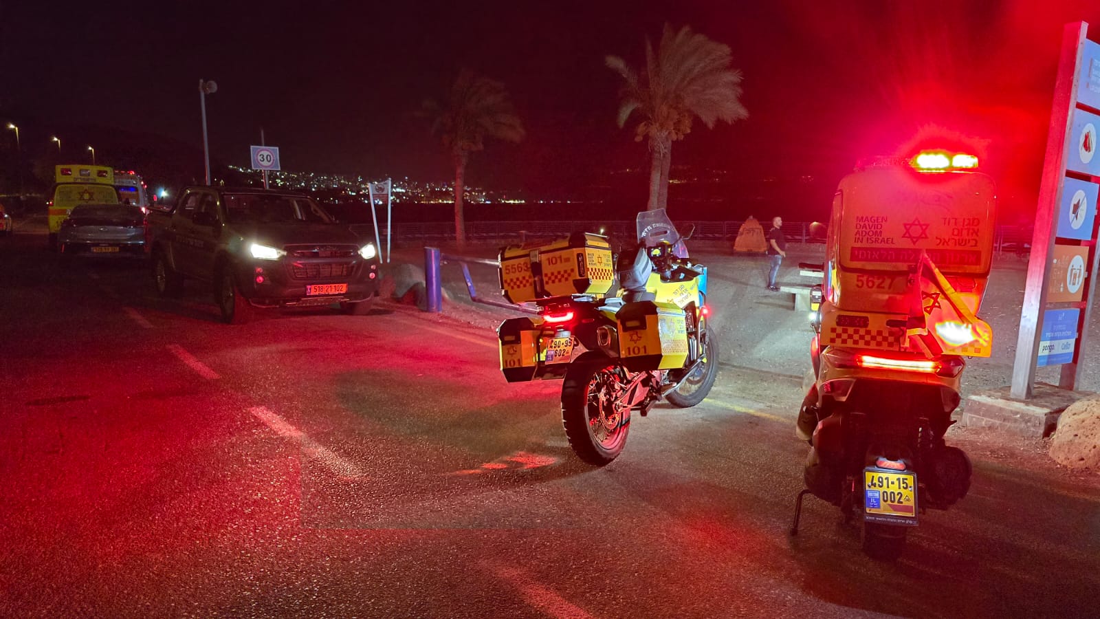 تصوير نجمة داوود الحمراء
