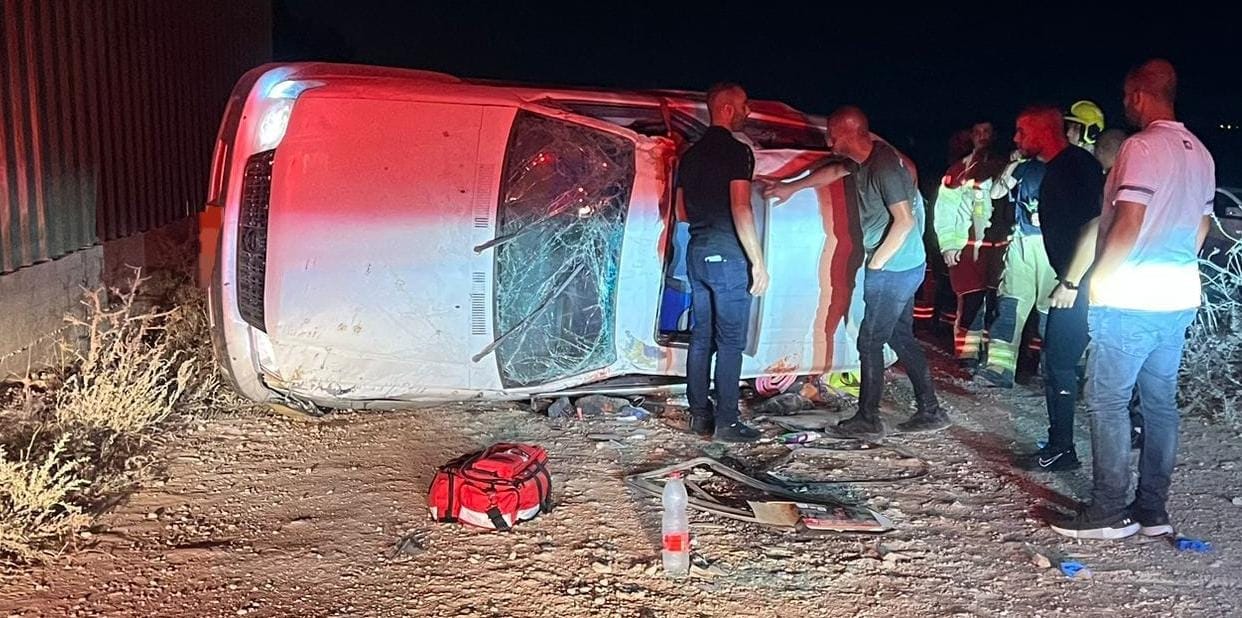 مكان الحادث- الإسعاف الإسرائيلي 