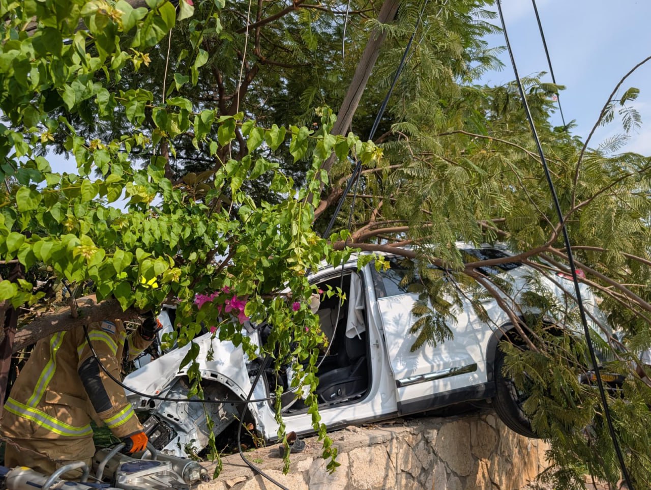 من مكان الحادث