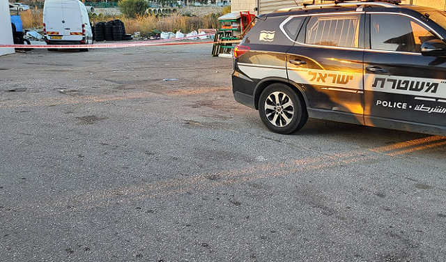 من مكان جريمة القتل في كوكب أبو الهيجاء - (مواقع التواصل)