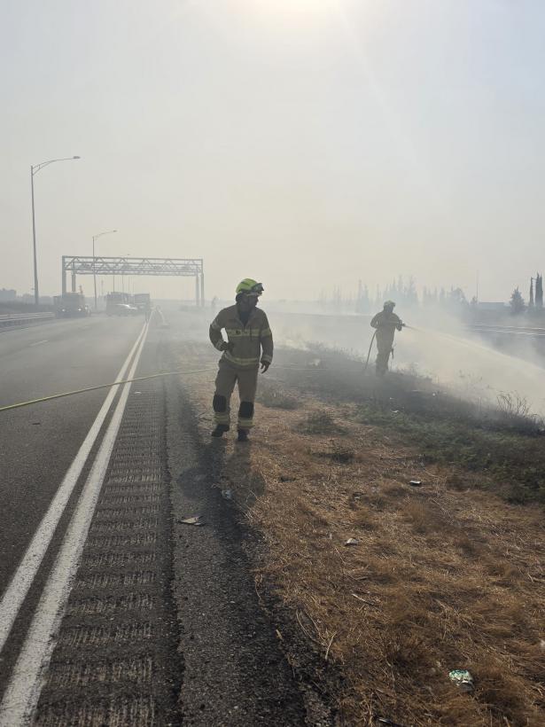 مكان الحادث-تصوير سلطات الإطفاء