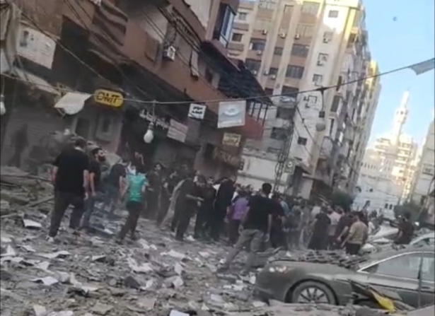 من موقع الاستهداف - شهود عيان