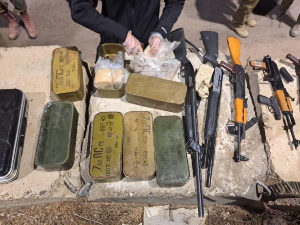 تهريب الأسلحة- تصوير الشاباك