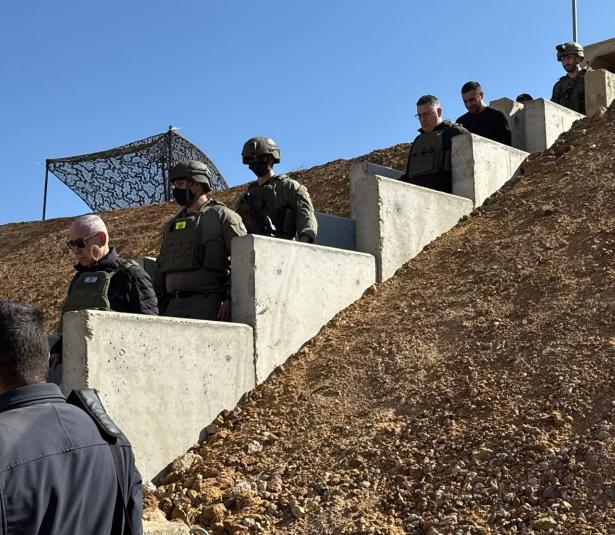 نتنياهو خلال الجولة-الجيش الإسرائيلي 