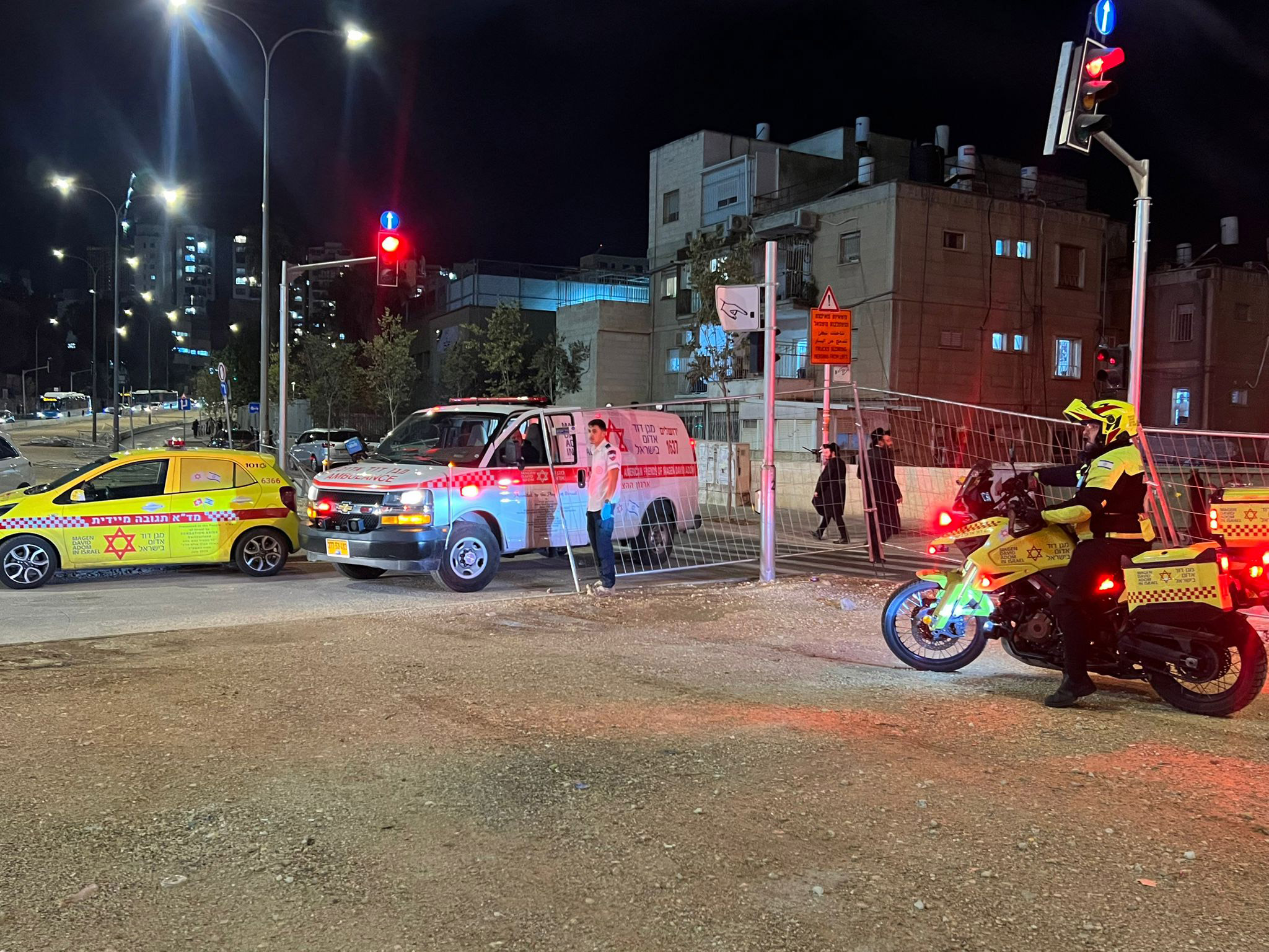 تصوير نجمة داوود الحمراء
