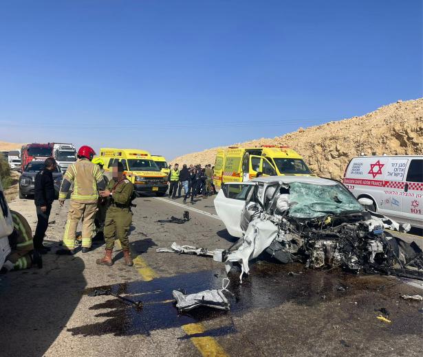 مكان الحادث-تصوير الإسعاف 