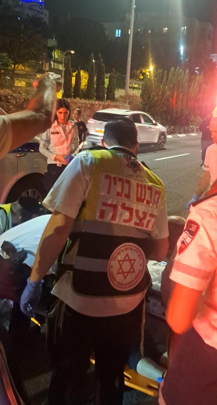 مكان الحادث-الإسعاف الإسرائيلي