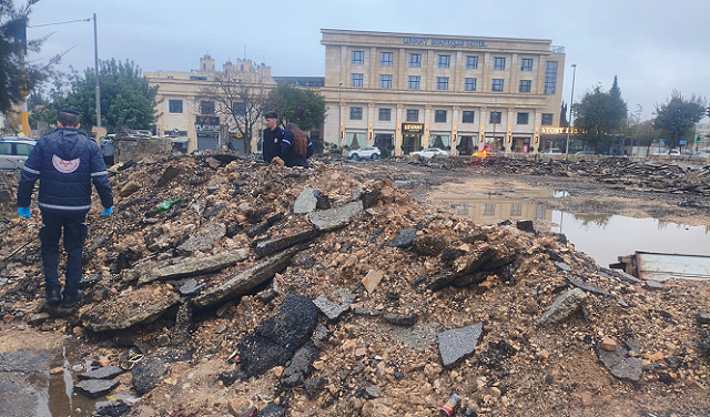 من مكان الحدث في حي الشيخ جراح بالقدس (تصوير نجمة داود الحمراء)
 