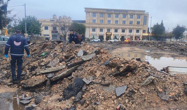 من مكان الحدث في حي الشيخ جراح بالقدس (تصوير نجمة داود الحمراء)
 