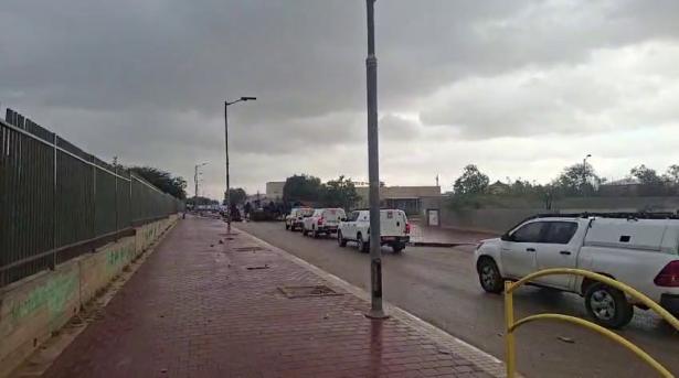 جانب من اقتحام الشرطة