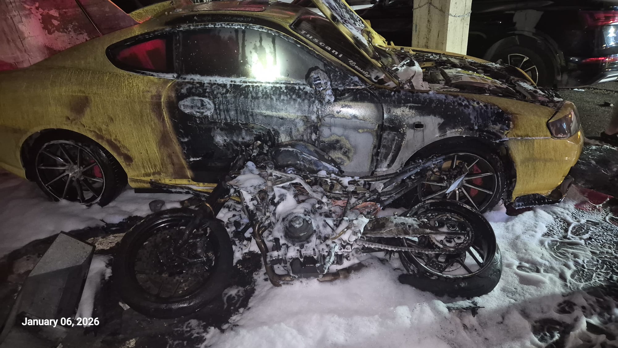 تصوير: سلطة الاطفاء والانقاذ
