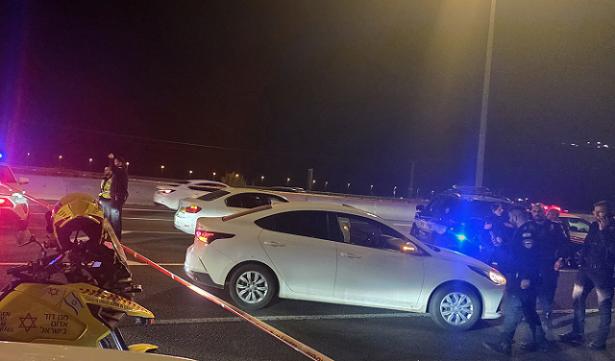 من مكان الجريمة على شارع 6 - نجمة داوود الحمراء  