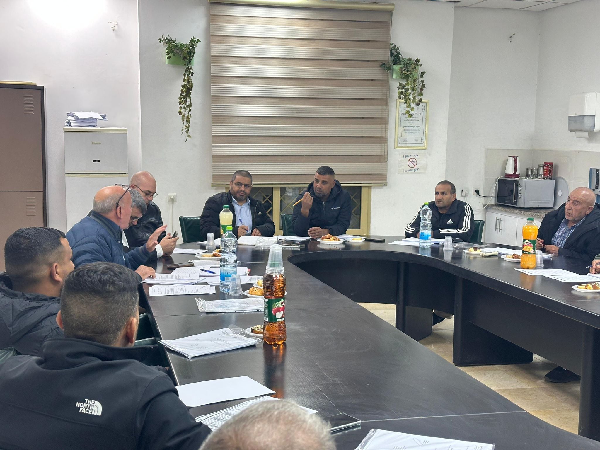 اجتماع مجلس بئر السبع-تصوير المجلس المحلي 