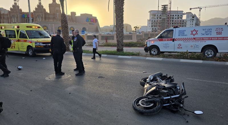من موقع الحادث - تصوير نجمة داوود الحمراء