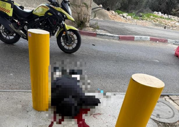 حادث القدس-تصوير الإسعاف 