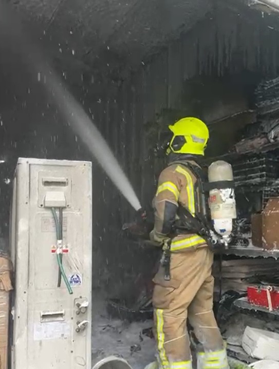 تصوير: سلطة الاطفاء والانقاذ

