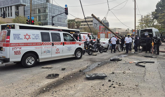 مكان الحادث-الإسعاف الإسرائيلي 